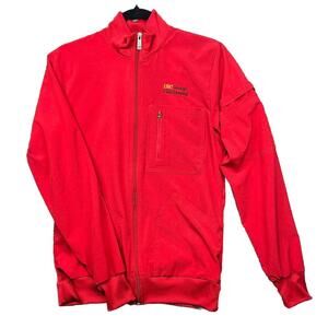 Infinity Cherokee Scrub Jacket Men XS Red Zip CK305A USC Verdugo Hills Hospital